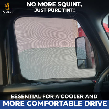 Truck Side Window Shade XXXL (2-Pack) | EcoNour Mesh Sunshade