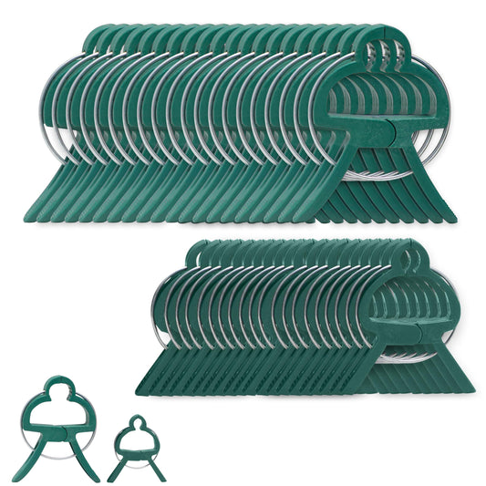 Plant Support Clips – 40 Pcs Garden Clips | EcoNour Plant Support