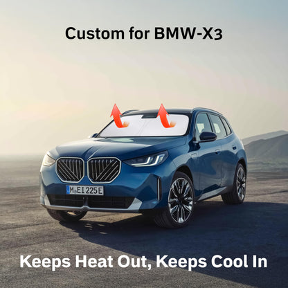 BMW X3 Windshield Sunshade (2018–2025) | EcoNour 240T Visor