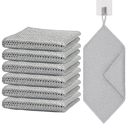 Non-Scratch Wire Dishcloth 10-Pack | EcoNour Kitchen Cloths