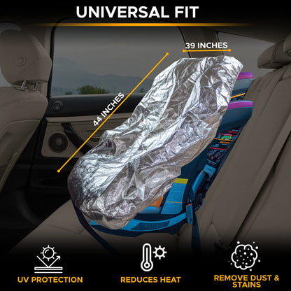 Baby Car Seat Sun Shade Cover | EcoNour Baby Travel Accessories