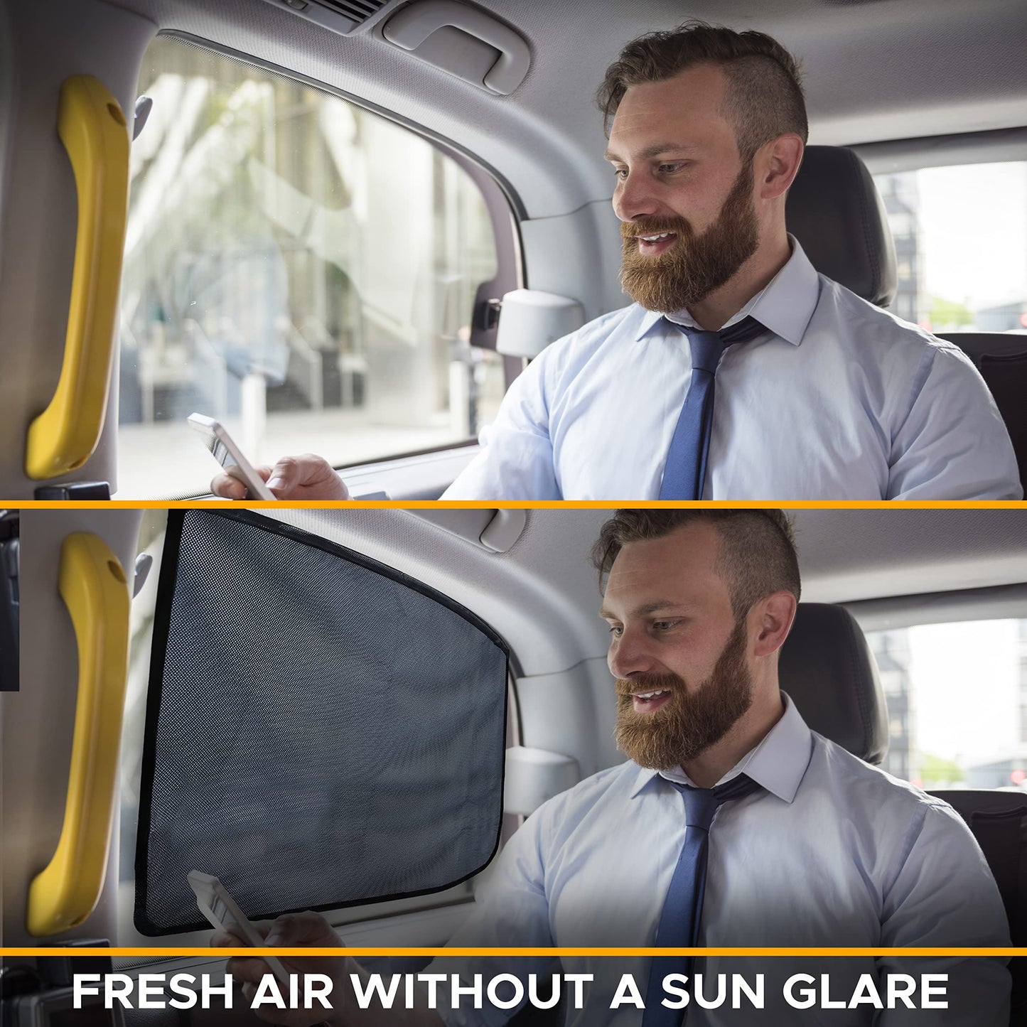 Magnetic Car Side Window Sun Shade (26"x19")  1 Pack | EcoNour