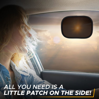 Miniature Static Cling Window Shade for Car (2 Pack) | EcoNour