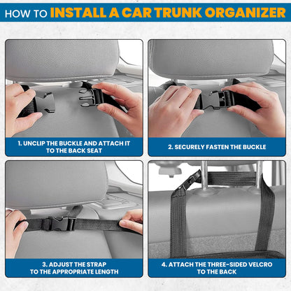 Backseat Trunk Organizer (42"x20") | EcoNour Car Storage
