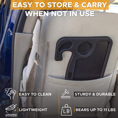 2 in 1 Car Steering Wheel Desk with Food & Laptop Tray | EcoNour