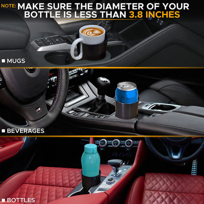 Car Cup Holder Expander | EcoNour Detachable Large Cup Extender