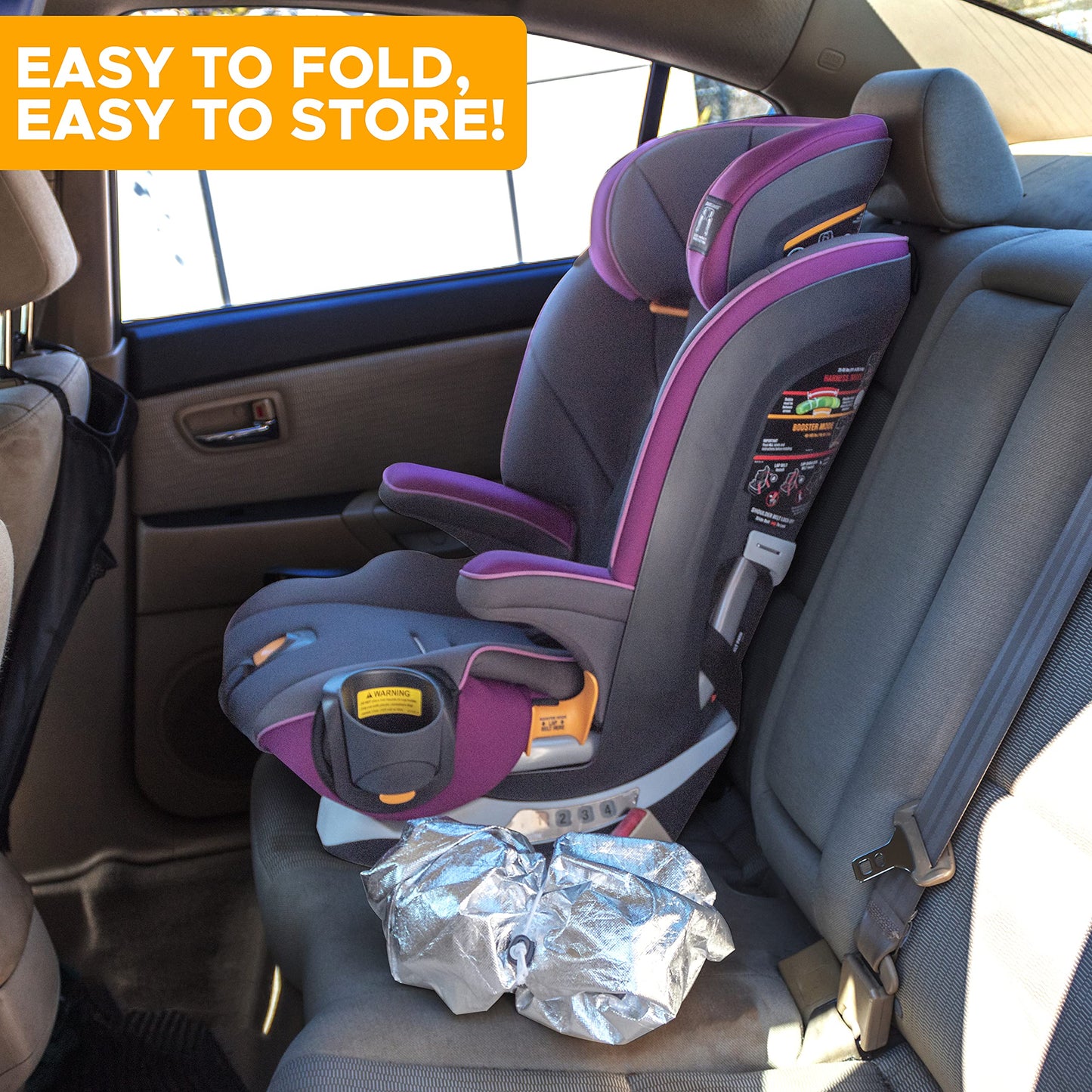 Baby Car Seat Sun Shade Cover | EcoNour Baby Travel Accessories