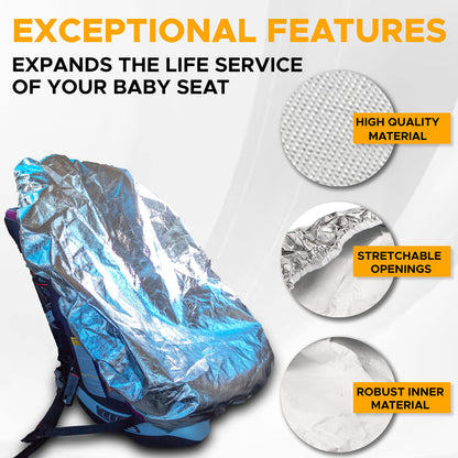 Baby Car Seat Sun Shade Cover | EcoNour Baby Travel Accessories