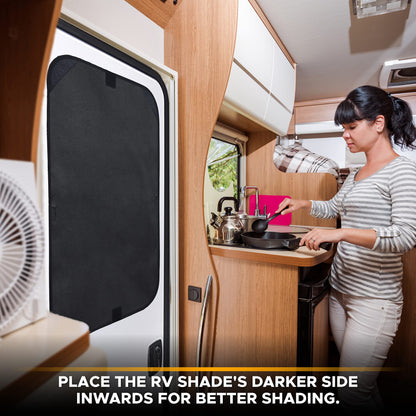 RV Door Window Shade (16"x25") | EcoNour RV Skylight Covering