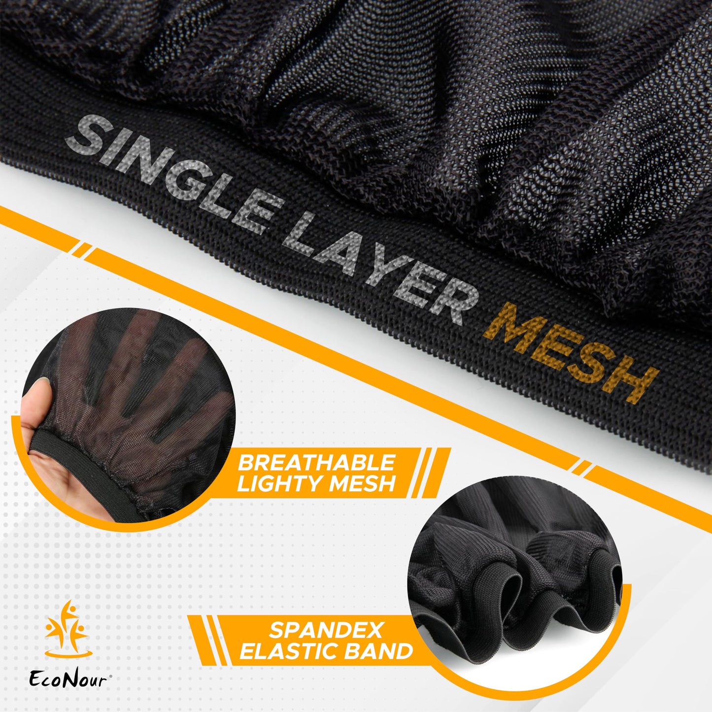 Car Window Sun Shades for MPV & Minivan Sliding Door | EcoNour 2 Pack