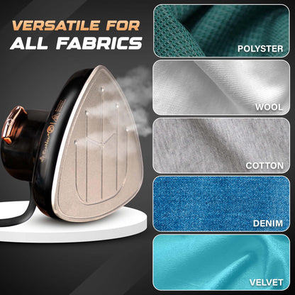 Mini Travel Iron & Steamer 2-in-1 for Clothes | EcoNour Portable Iron