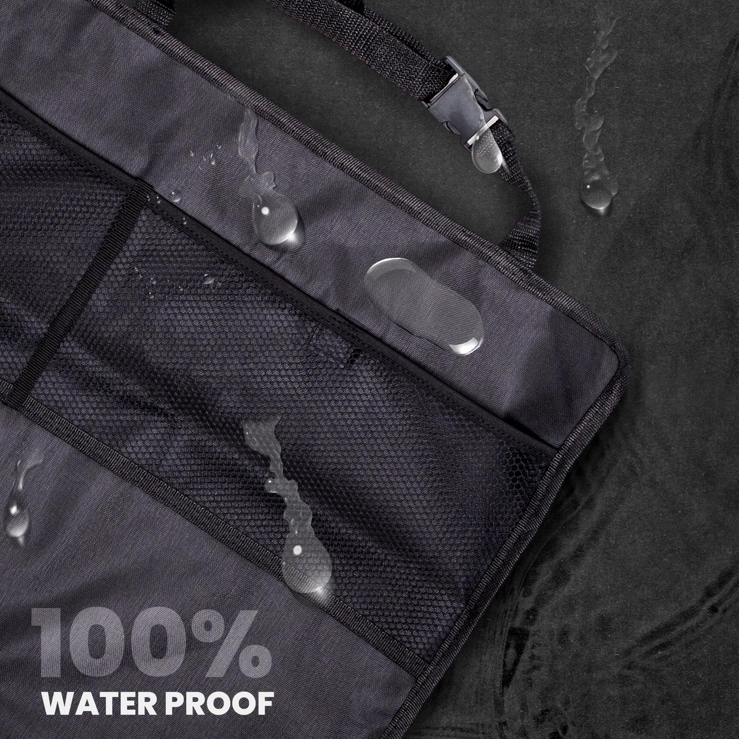 Back Seat Protector 2-Pack for Kids Feet with Organizer | EcoNour