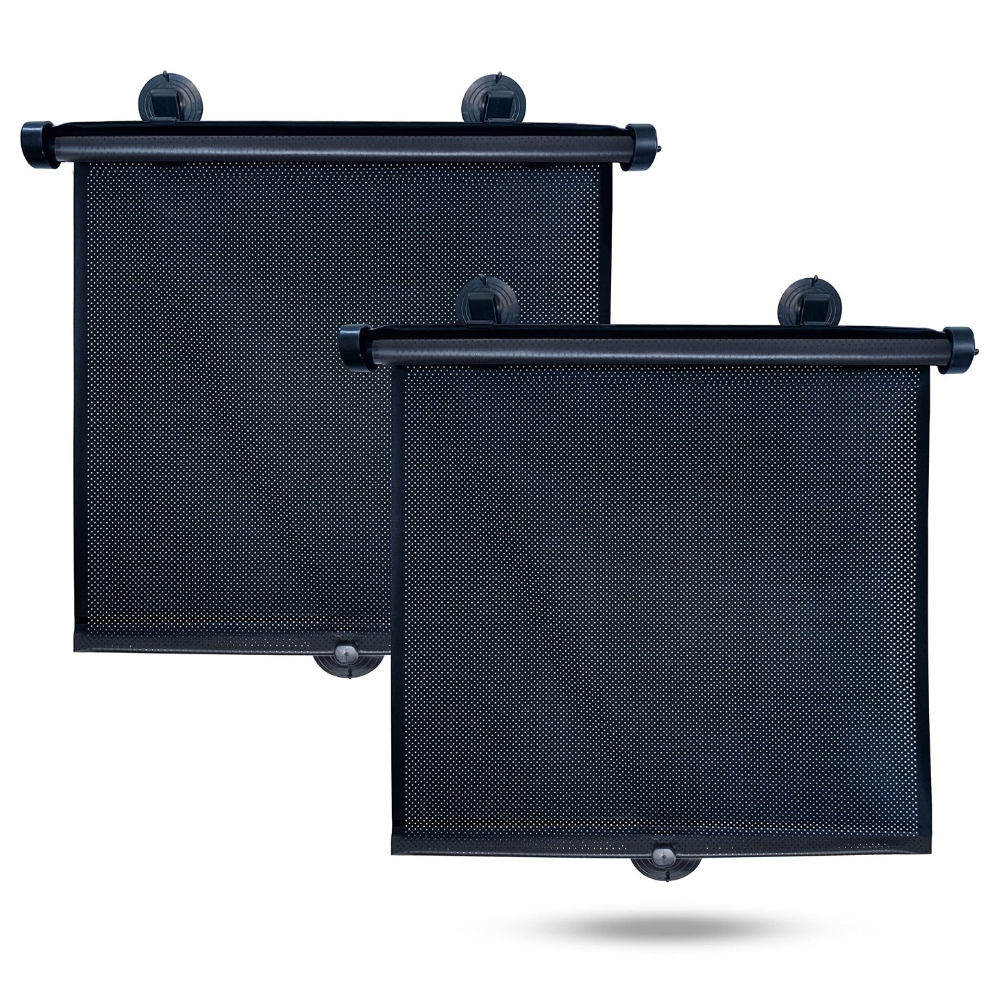 Car Side Window Sun Shade (2 Pack) 15"x17" with Suction Cup | EcoNour