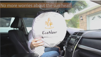 Kia Forte Windshield Sunshade (2019–2025) | EcoNour Foldable UV Block