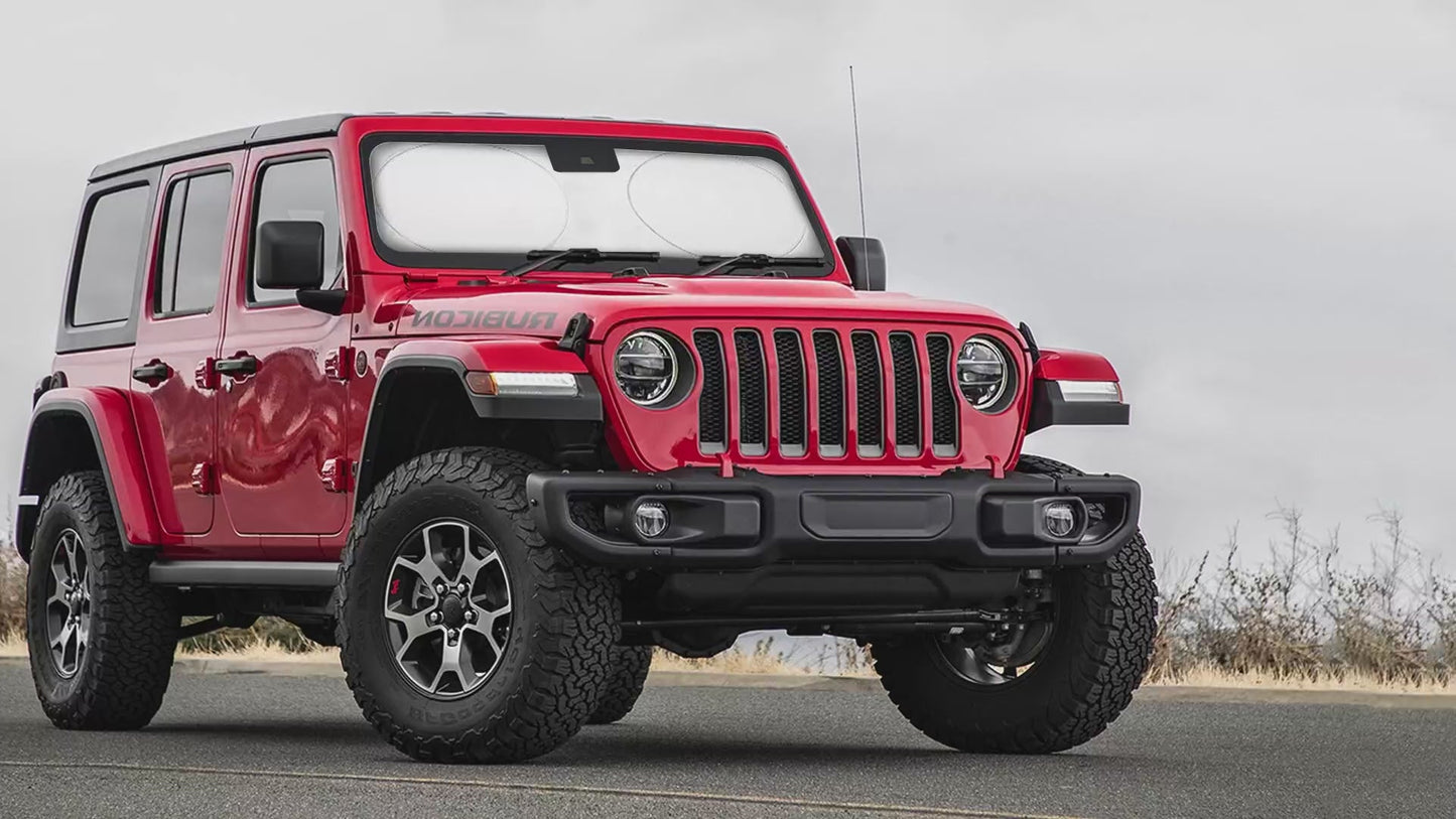 Jeep Windshield Sunshade X-Small (60"x21") | EcoNour UV Protection