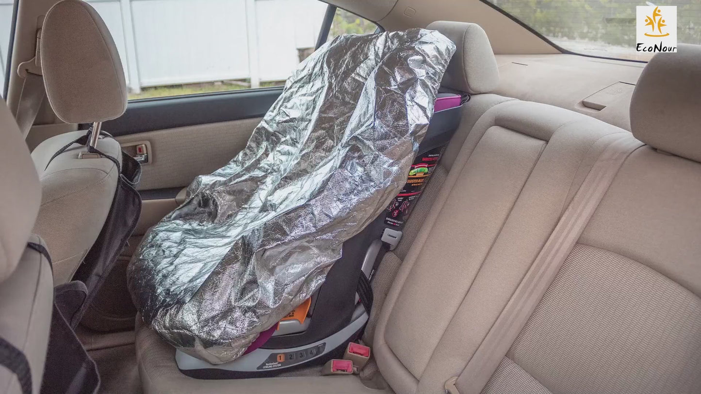 Baby Car Seat Sun Shade Cover | EcoNour Baby Travel Accessories