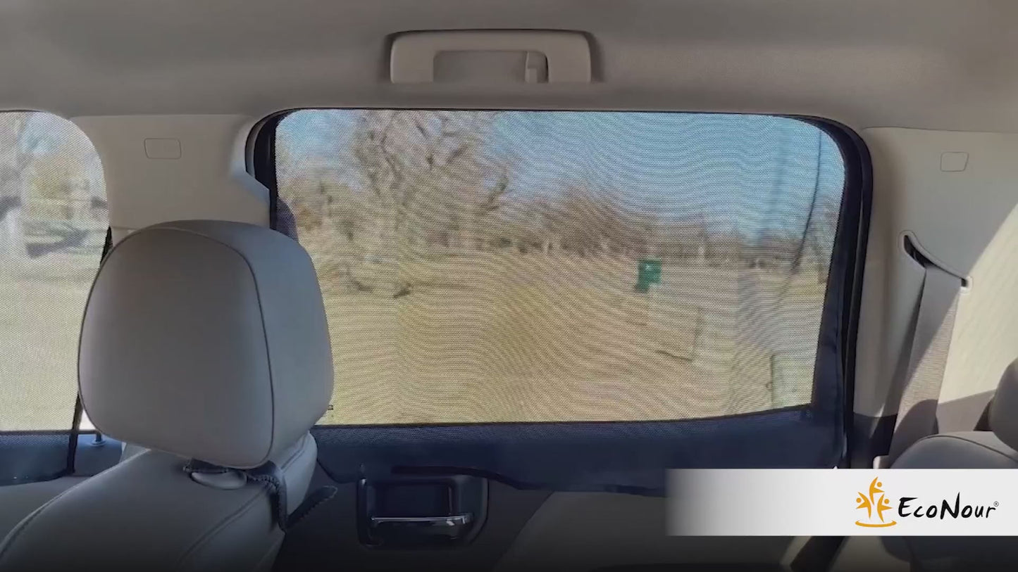 Magnetic Side Window Sunshade (2 Pack) for Baby (30"x19.5") | EcoNour