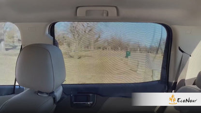 Magnetic Car Side Window Sunshade 4 Pack | EcoNour Baby Protection