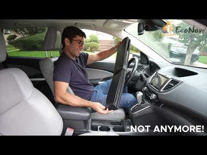 Accordion Windshield Sun Shade Foldable | Large (58"x28") | EcoNour